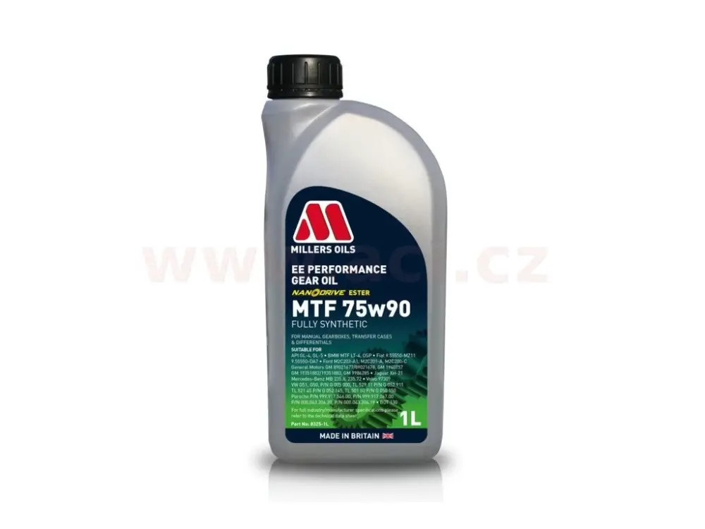 Aktuální MILLERS OILS EE PERFORMANCE MTF 75w90 1l