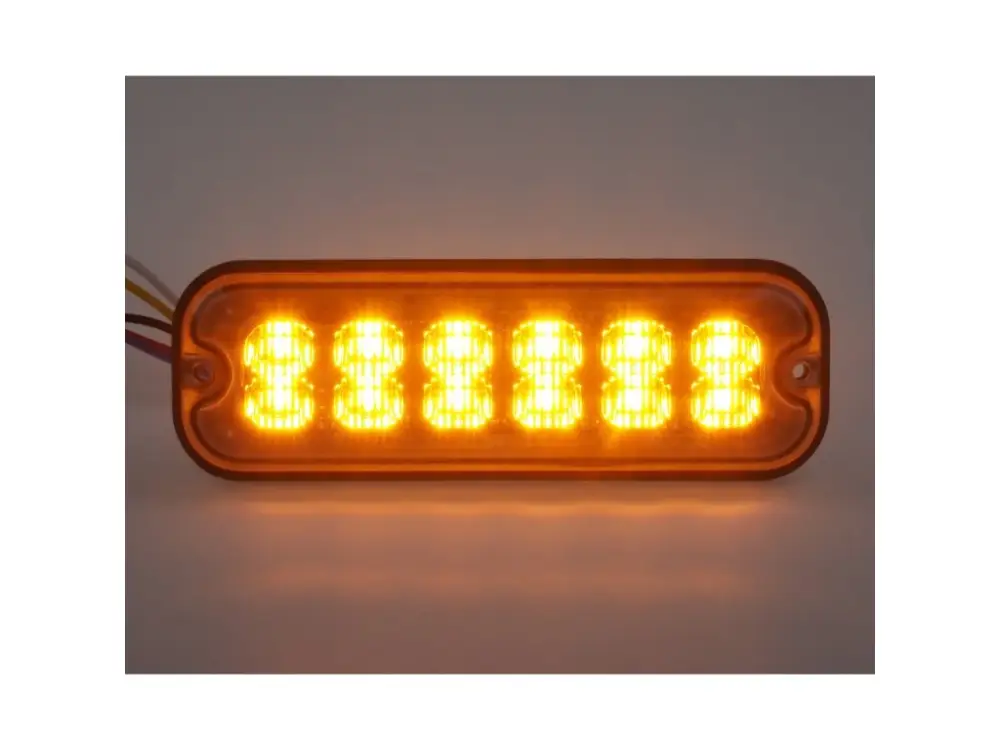 Značkový PREDATOR 12x4W LED, 12-24V, oranžový, ECE R65