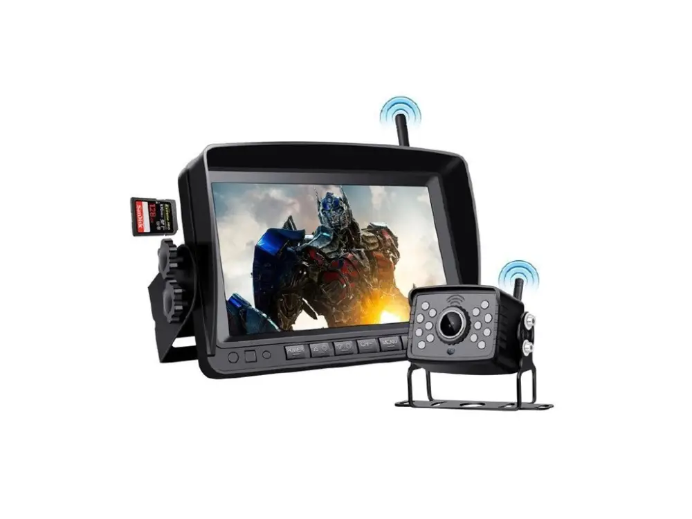 SET bezdrátový digitální kamerový systém s monitorem 7" AHD, 2CH, DVR Originální