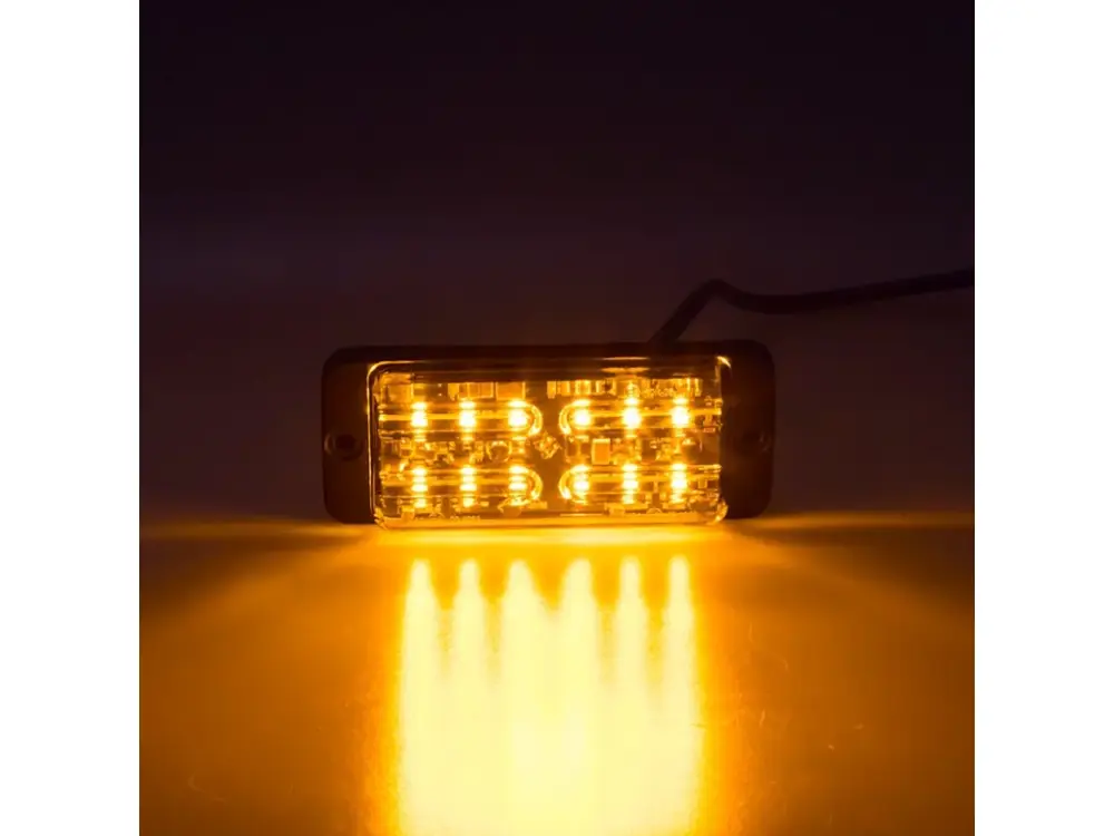 Nejlepší Cena LINEAR LED dual 12x5W LED, 12-24V, oranžový, ECE R65
