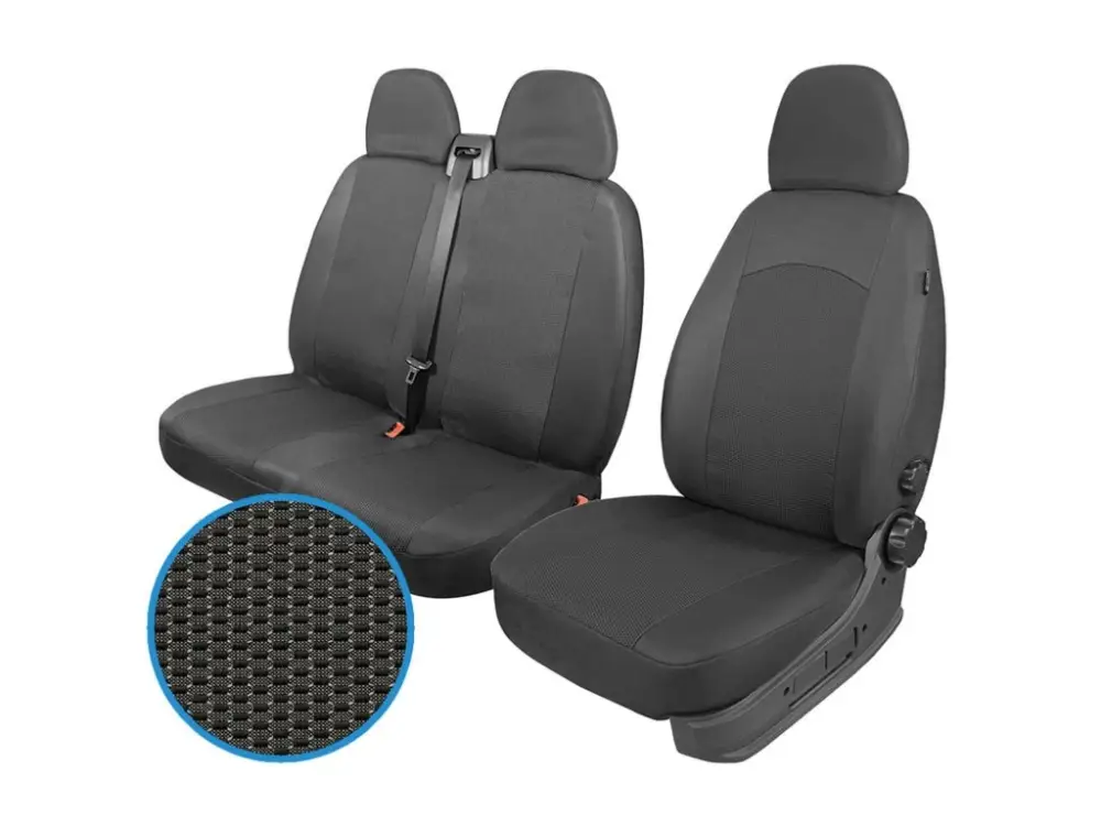 Autopotahy VOLKSWAGEN CRAFTER, 1+2, 3 místa, od r. 2017, NOVÝ MODEL, grafit Novinka