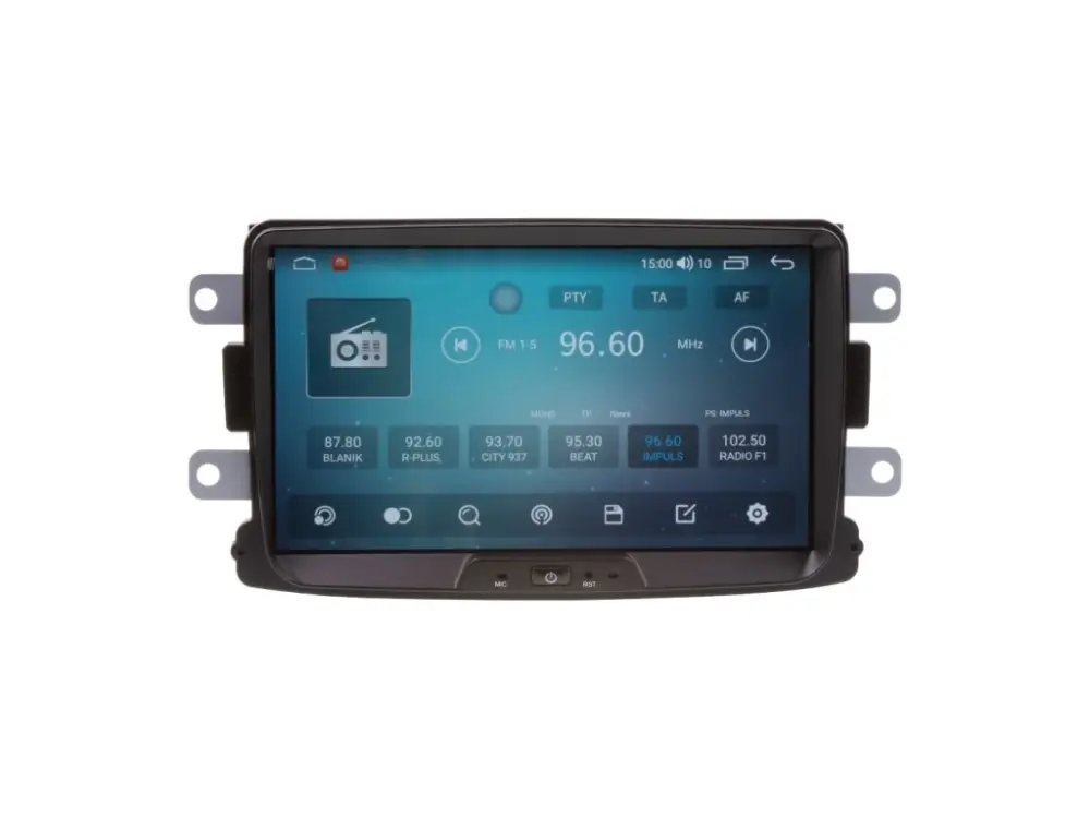 Poslední Šance Autorádio pro Dacia, Renault, Opel s 8" LCD, Android, Wi-Fi, GPS, CarPlay, 4G, Bluetooth, 2x USB
