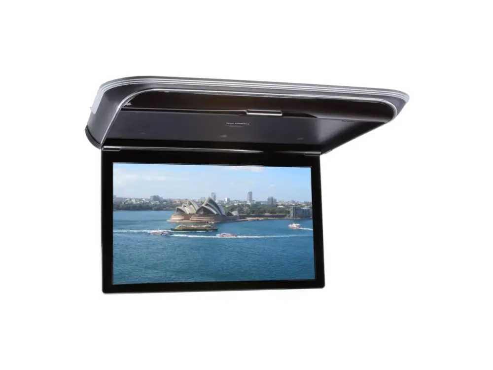 Stropní LCD monitor 17,3" s OS. Android USB/HDMI/IR/FM, dálkové ovládání se snímačem pohybu, černá Super Cena