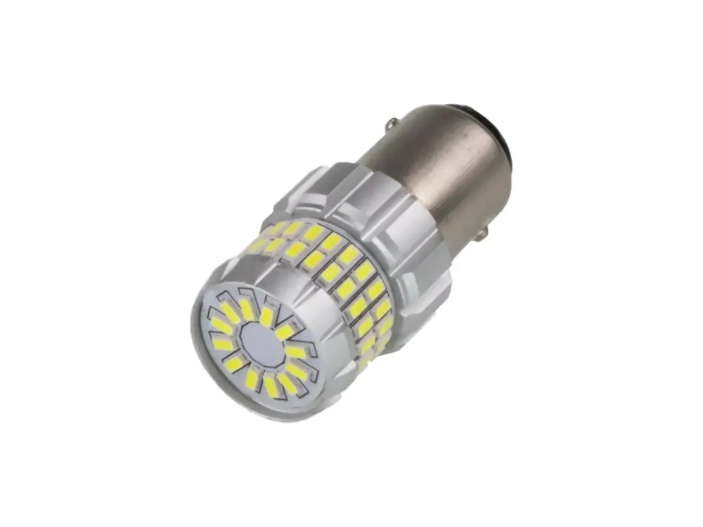 LED BAY15d bílá, 12V, 60LED/3014SMD, 360° Finální Výprodej