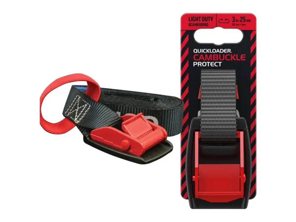 QUICKLOADER® Cambuckle protect600 kg • 3 m x 25 mm popruh se sponou 1 ks Tovární Cena