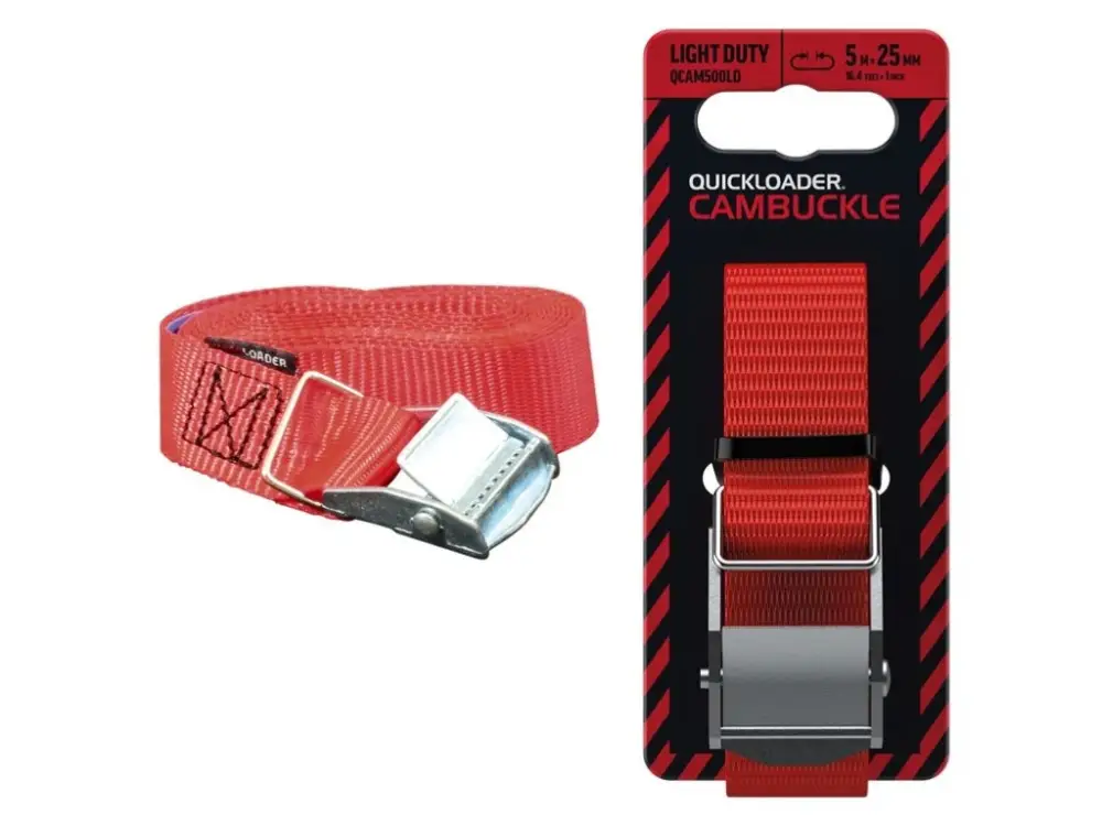 QUICKLOADER® Cambuckle 500 kg • 5 m x 25 mm popruh se sponou 1 ks Speciální Cena