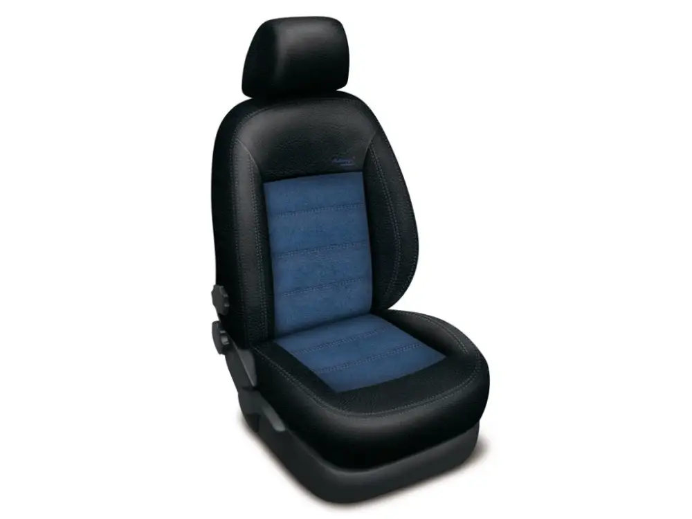 Ihned K Objednání Autopotahy Škoda Superb II, kombi, AUTHENTIC VELVET, černomodré