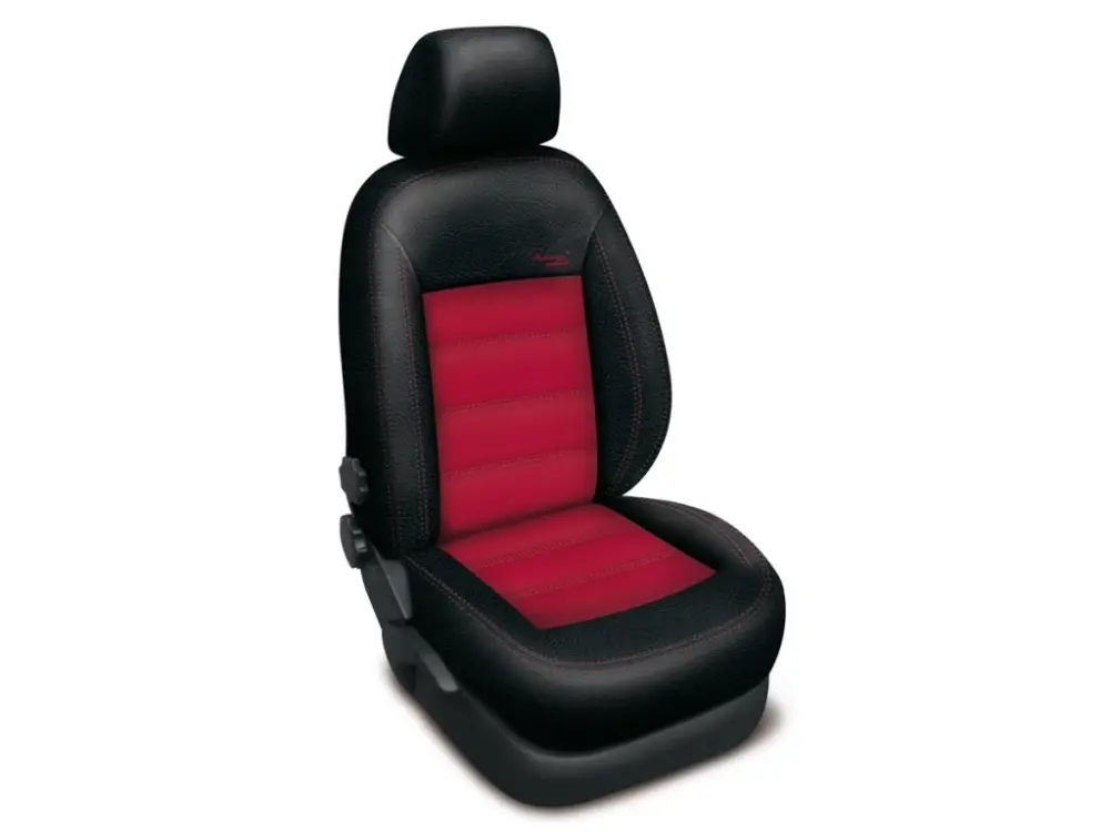Autopotahy kožené MERCEDES E W212,od r.2009 před faceliftem, AUTHENTIC VELVET černočervené Nízká Cena