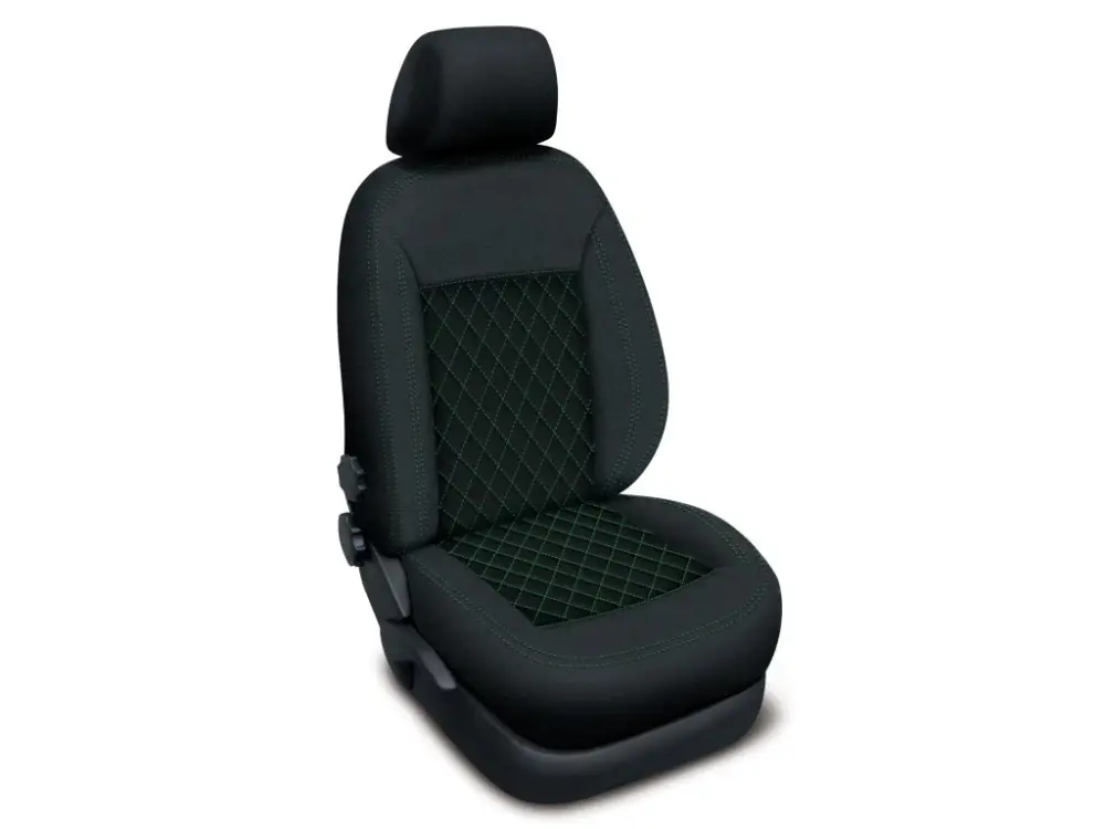 Zlevněný Autopotahy VOLKSWAGEN ID.Buzz, od r. 2022, AUTHENTIC CARO zelené