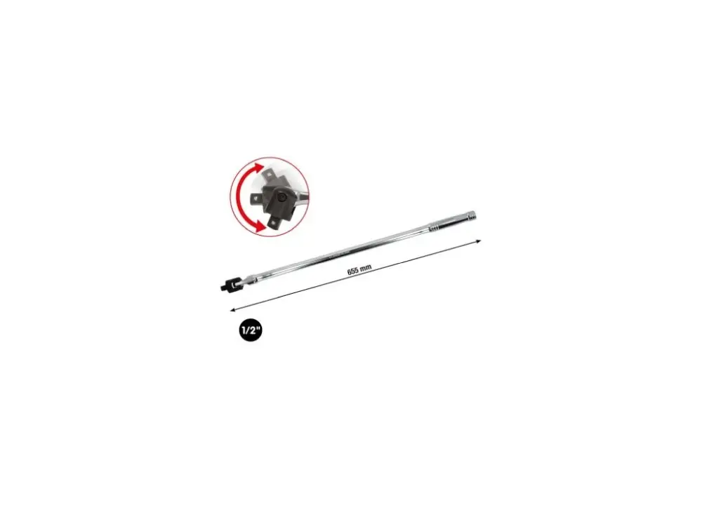 KS Tools ráčna/trhák s kloubem 1/2", délka 600 mm (918.1292) Cenová Bomba