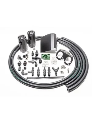 Dual Catch Can Kit for Subaru EJ Turbo 02-21 Fluid Lock Radium Enginnering Pouze Dnes