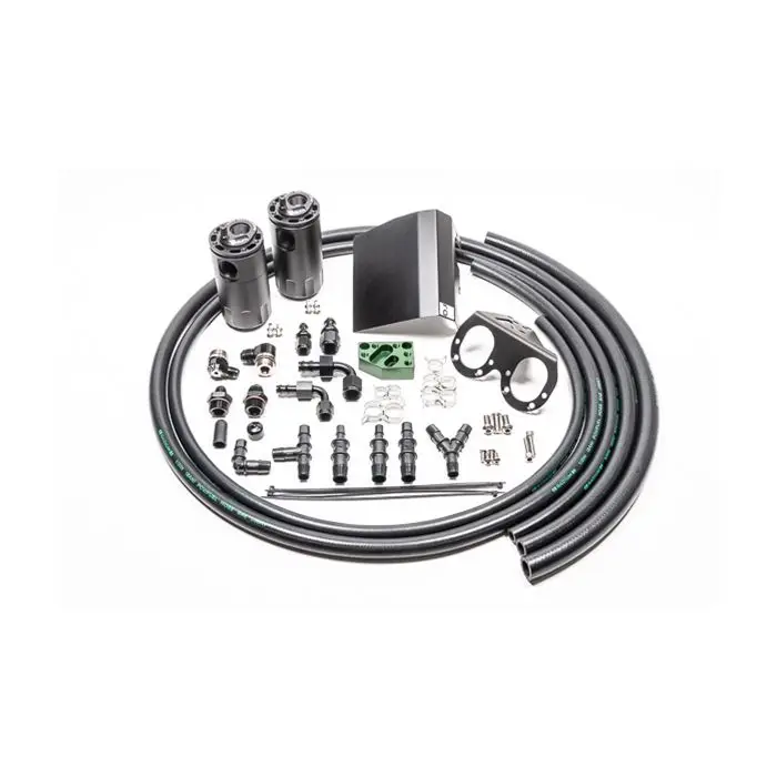 Dual Catch Can Kit for Subaru EJ Turbo 02-21 Fluid Lock Radium Enginnering Pouze Dnes