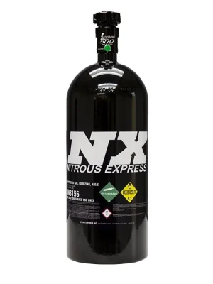 Bezpečná Platba Černá láhev na nitro Nitrous Express NX 11100B 4,5 kg (10 lb) s ventilem Lightning 500