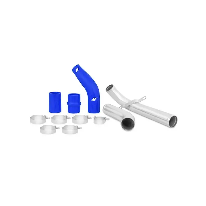 Mishimoto Mitsubishi Lancer Evolution X Upper Intercooler Pipe Kit 2008-2015 Blue Hoses Nejprodávanější