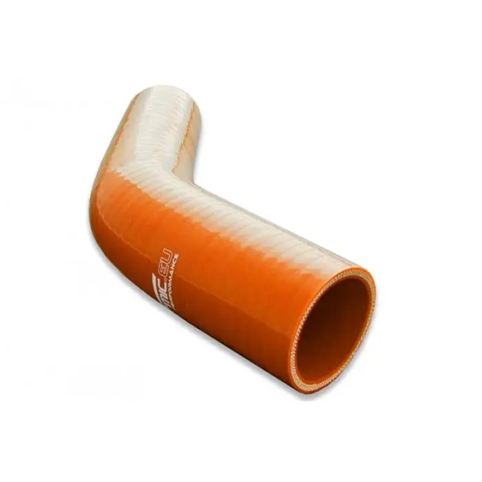 Silikonové redukční koleno 45' 83/89mm Oranžové Levný