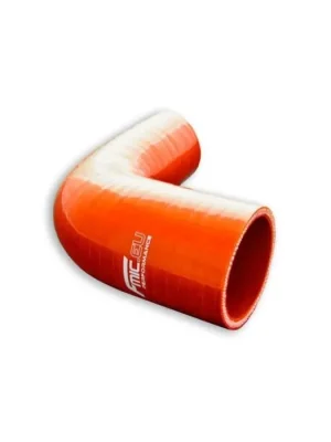Silikonové redukční koleno 90' 13/19mm Oranžové Novinka