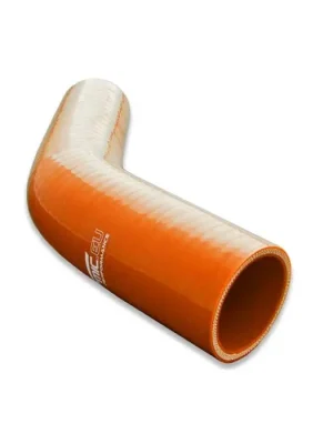 Silikonové redukční koleno 45' 80/89mm Oranžové Sleva