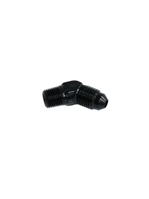 Poslední Šance Fitting Adapter AN4 Male x 1/8NPT 45 Degree Nitrous Express NX 16091