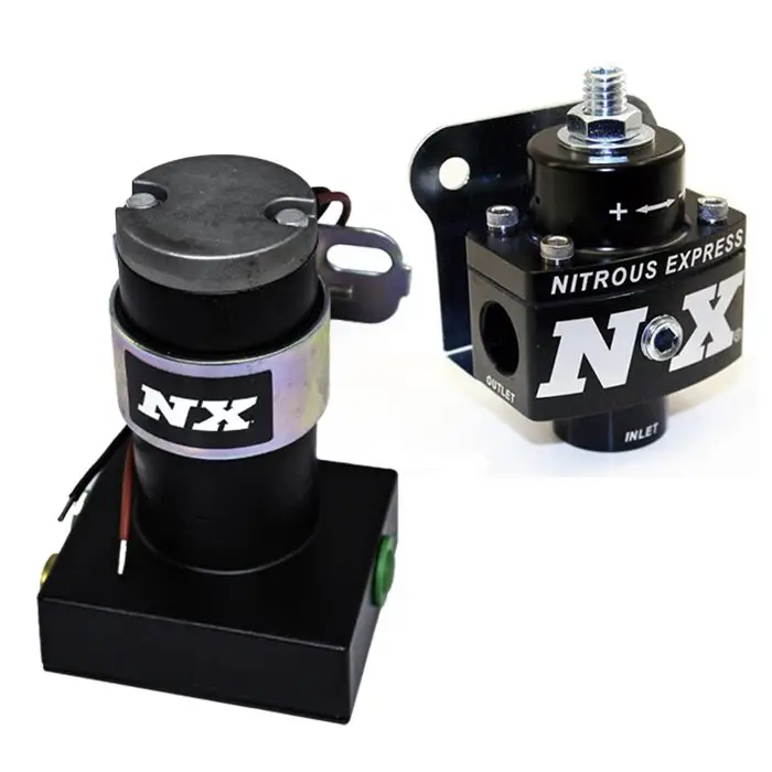 Aktuální NX Black Pump with NX Billet non Bypass Regulator Nitrous Express NX 15953