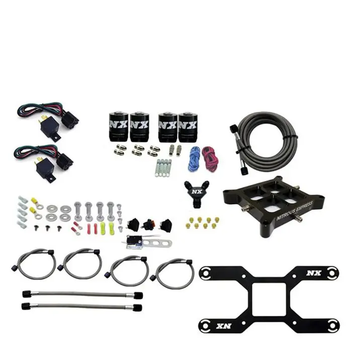4150 Billet Crossbar Plate System Dual Stage 100-1000Hp without Bottle Nitrous Express NX 66042-00 Nejlepší Cena