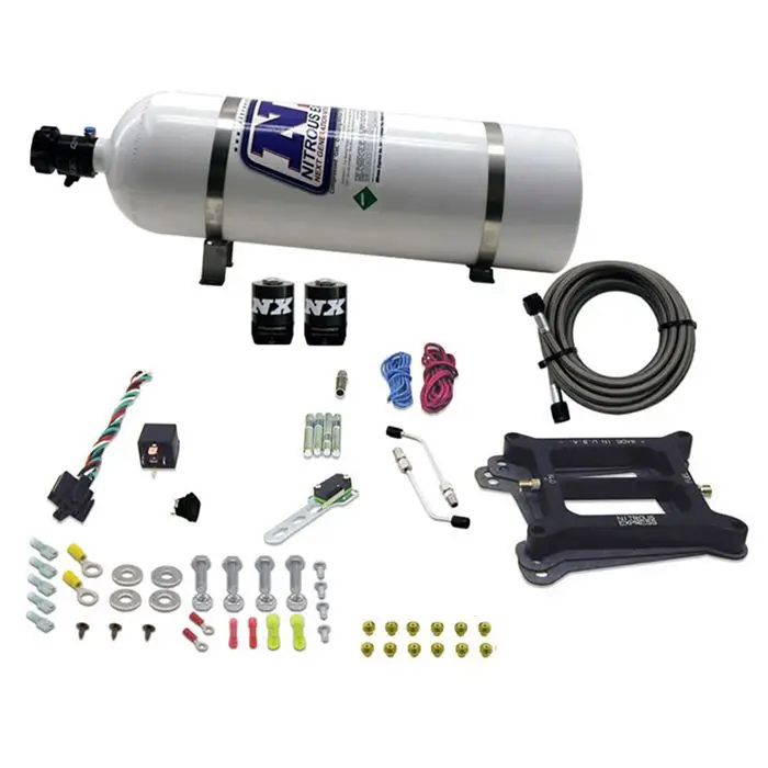 Dokud Zásoby Vydrží 4150 Conventional Plate System Gasoline Stage 6 50-300Hp with 15Lb Bottle Nitrous Express NX 30040-15