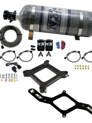 4150 Assassin Plate Gasoline Stage 6 50-300Hp with 12Lb Carbon Bottle Nitrous Express NX 67040-12 Tovární Cena