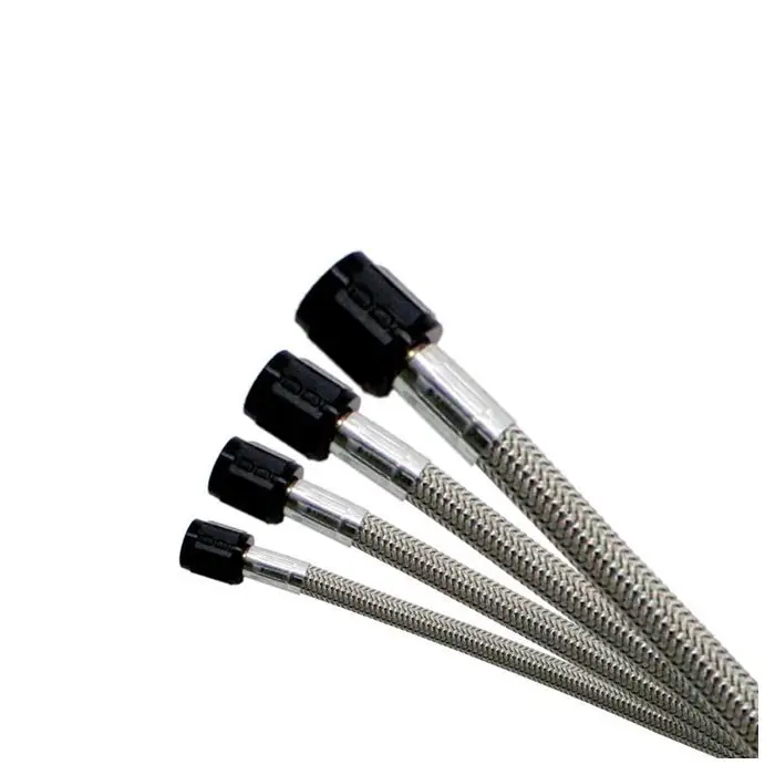 6AN (20Ft) Stainless Steel Braided Hose (Black Ends) Nitrous Express NX 12240 Značkový