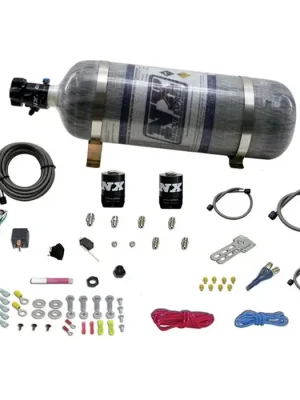Single Nozzle System with 12Lb Carbon Bottle for All GM EFI (35-50-75-100-150 Hp) Nitrous Express NX 20920-12 Poslední Šance