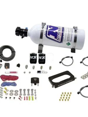 4 Valve Nitrous Plate System-Monoblade Throttle Body with 5Lb Bottle for Ford Nitrous Express NX 20950-5 Výhodná Nabídka