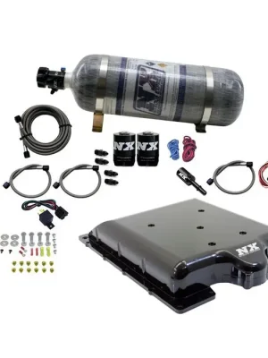Cenově Výhodný Billet Supercharger Lid with Integrated Nitrous with 12Lb Carbon Bottle for Dodge Hellcat / Demon Nitrous Express NX 20972-12