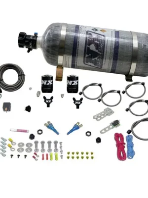 Kup Teď Dual Nozzle with 12Lb Bottle for BMW EFI ALL (50-300Hp) Nitrous Express NX 20816-12