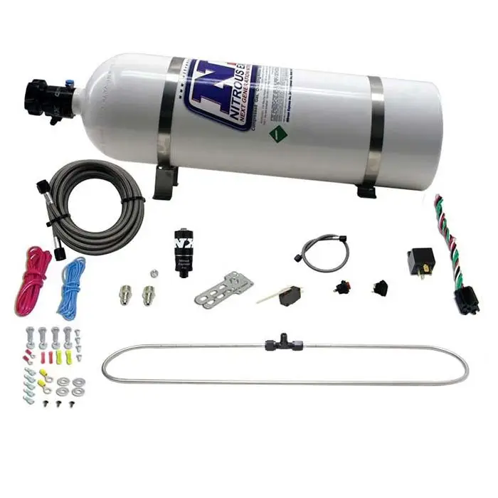 N-Tercooler Spray Ring Reduces Air Inlet Temp On Turbo Applications with 15Lb Bottle Nitrous Express NX 20000R-15 Oblíbený