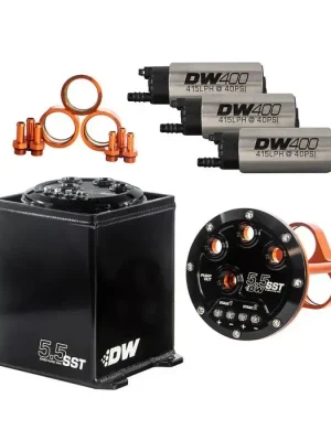 Nízká Cena DeatschWerks 5.5L Surge Tank with 3 DW400 Fuel Pumps