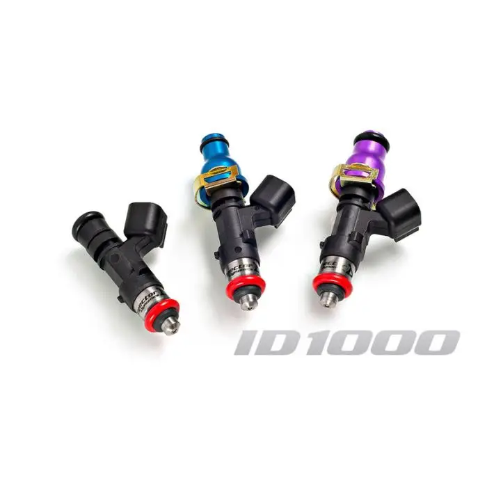Levný Sada 4 vstřikovačů Injector Dynamics 1000cc/min, Dodge Neon / Honda Acura Civic K- Ser. 02-11 / S2000 F- Ser. 06-09 / RSX K- Ser. 02-09 / TSX K- Ser. 04-10 / Mitsubishi EVO X / Nissan Sentra SE-R Spec V 00-06 48mm / 14mm (šedé)