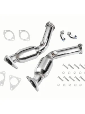 Downpipe FMIC.Pro Nissan 370z 2009-2017 + silencer Vysoce Kvalitní