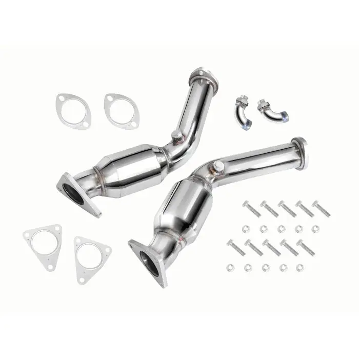 Downpipe FMIC.Pro Nissan 370z 2009-2017 + silencer Vysoce Kvalitní