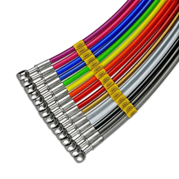 Omezená Nabídka Hyundai S Coupe 1.5 MVTi 1992-1995 zelená brzdové hadice Hel Performance