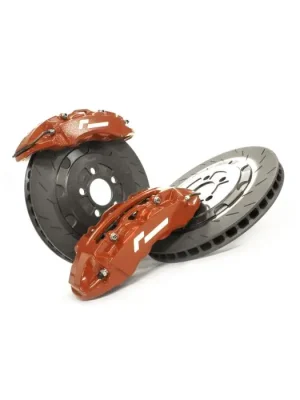 Novinka RacingLine Stage 2 Evo Big Brake Kit 330mm 4 Pot for VW Polo 6R 6C Seat Ibiza 6J Audi S1 Red