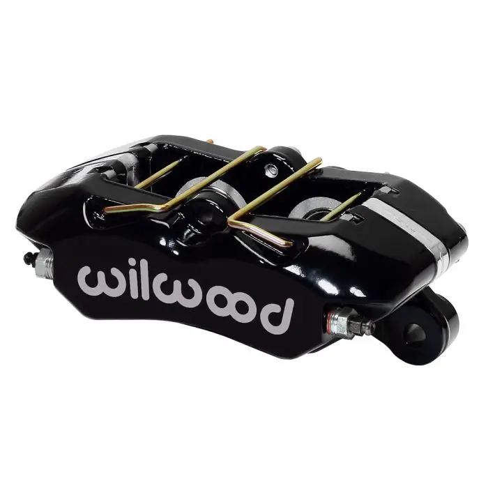Brzdový třmen Wilwood 120-17460 Forged Dynapro Low Profile univerzální černé 4 pístky Jen Po Omezenou Doba