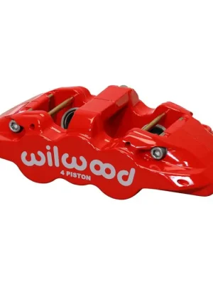 Brzdový třmen Wilwood 120-13338 Aero4 universal červený 4 písty Dokud Zásoby Vydrží
