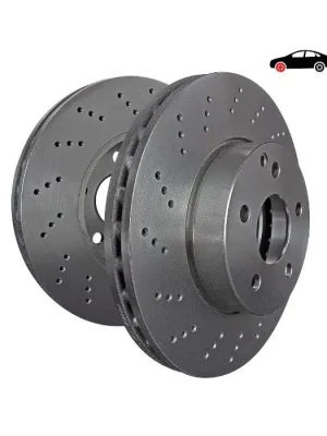 D1867D Premium Discs Rotors EBC Brakes for Mercedes-Benz SLC R173 SLC180 SLC R173 SLC200 SLC R173 SLC250 SLC R173 SLC300 SLK R172 SLK200 SLK R172 SLK250 SLK R172 SLK300 SLK R172 SLK350 Expresní Doručení
