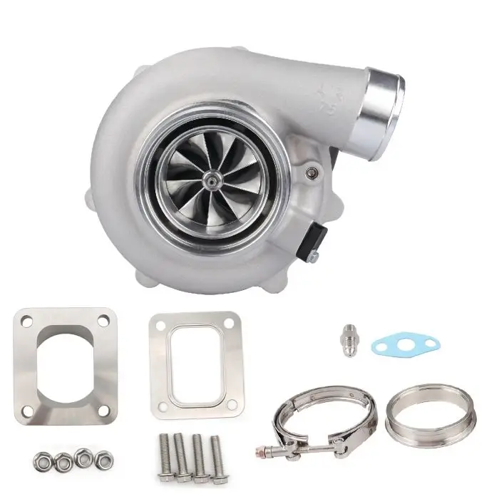 Ověřený Turbodmychadlo Pulsar PSR 6262G 900KM 1.01 T4 Vstup 3" V-Band Výstup Kuličková ložiska