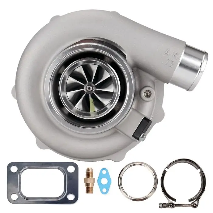 Turbodmychadlo Pulsar PSR 6255G 900KM .83 T3 Vstup 3" V-Band Výstup Kuličková ložiska Nová Kolekce