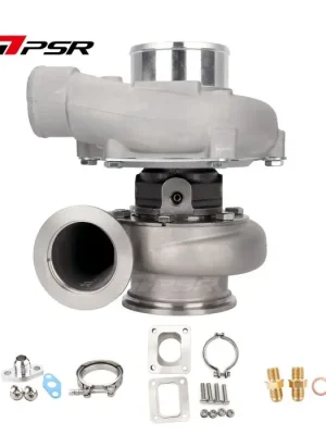 Turbocharger Pulsar PSR 3576 Gen2 .82 Stainless Steel Adapter T4 Inlet 3" V-Band Outlet Ball Bearing Autentický