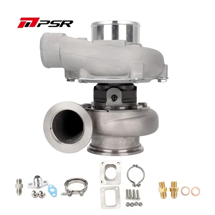 Turbocharger Pulsar PSR 3576 Gen2 .82 Stainless Steel Adapter T4 Inlet 3" V-Band Outlet Ball Bearing Autentický