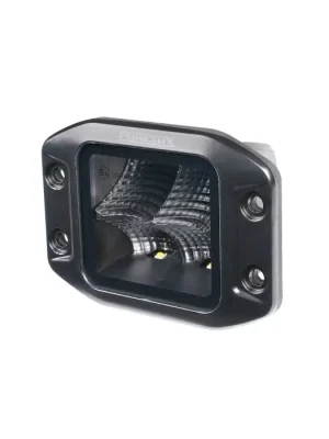 LED pracovní světlo Purelux Black Flush Mount Square 12cm 40W široký kužel Jen Po Omezenou Doba