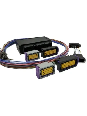 Sleva Ford Focus Mk2 RSST Interconnector for EMU BLACK with harness Ecumaster