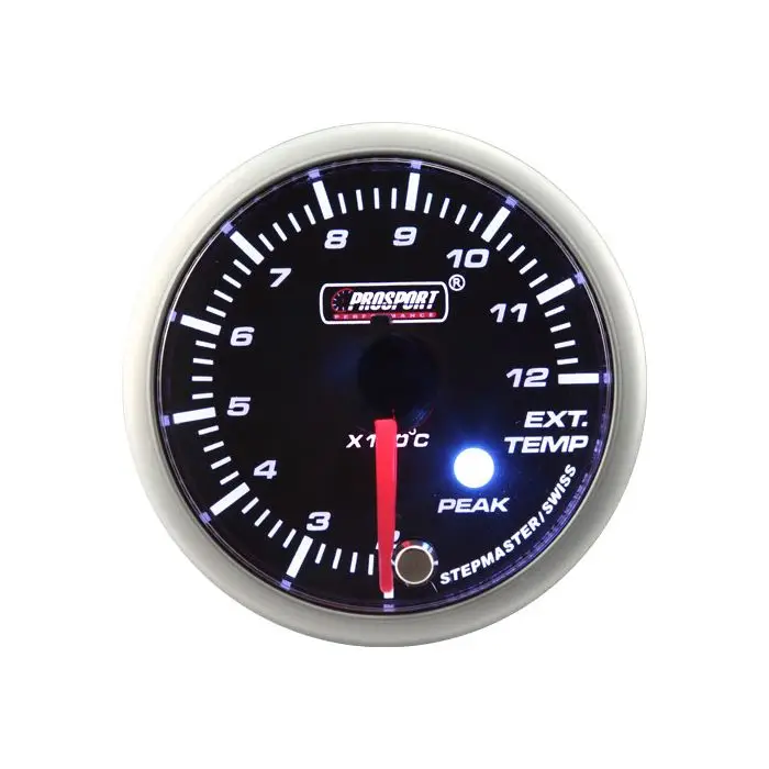 Budík EGT Prosport série Stepper Motor Peak 52mm Oranžový Nízká Cena