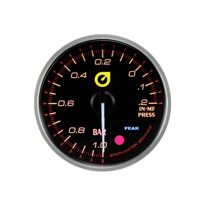 Budík podtlaku New Auto Gauge 60mm Oranžový Ověřený