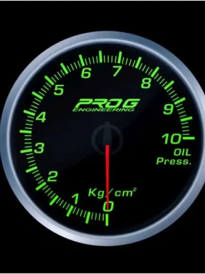 Budík Pro G Race Series 2 RS, tlaku oleje Kg/cm2 Zelený 52mm Nejlepší Volba